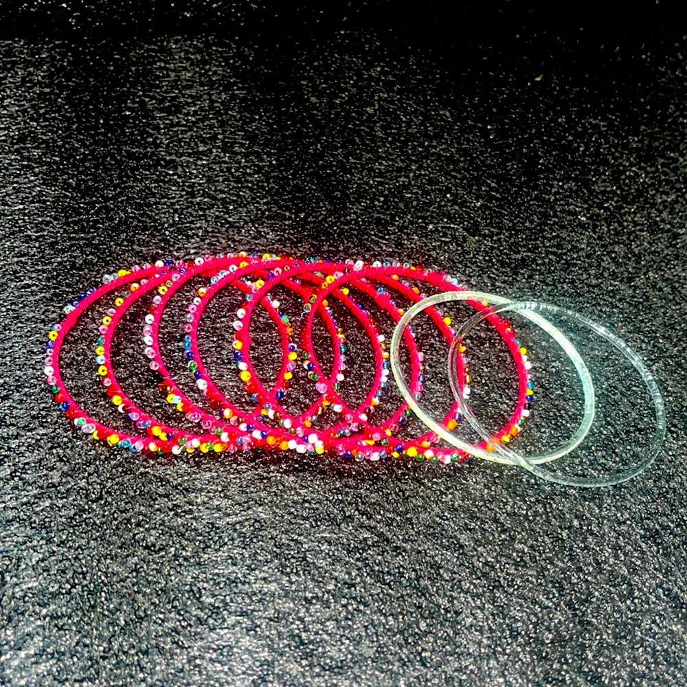 Set of Party Multi-Color Bangles for Girls